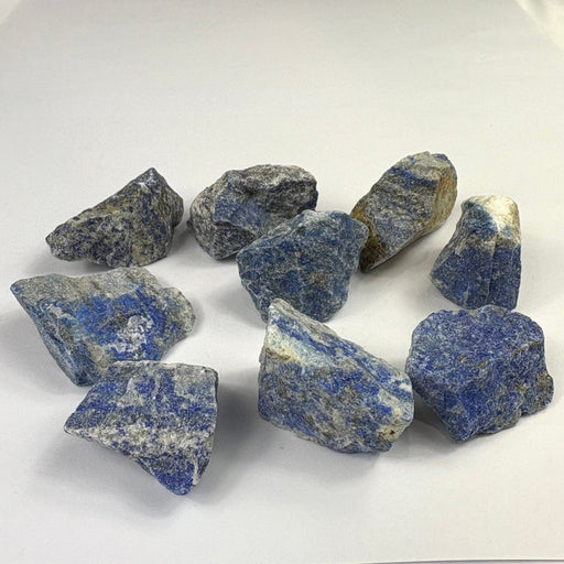 Semi Precious Rough Stone 250g - lapis lazui 9pc 3cm - 3.5cm - Harry & Wilma