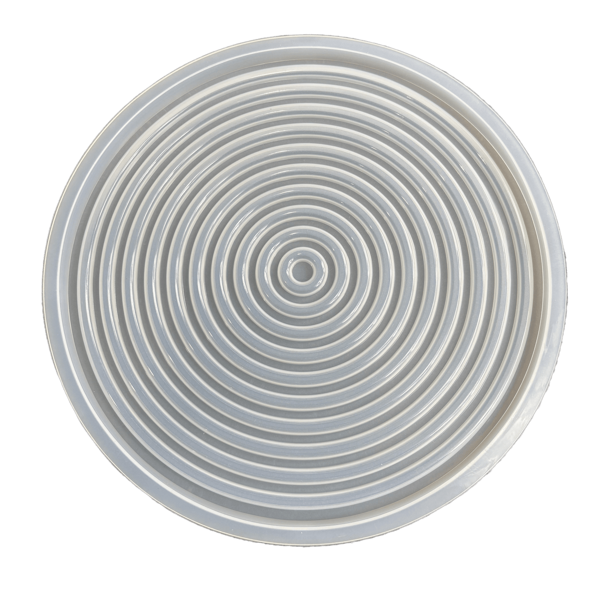 Silicone Mould - Extra Large Round Ribbed Tray 25.5cm x 25.5cm — Harry ...