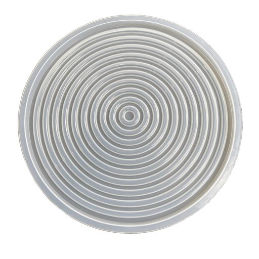Silicone Mould - Extra Large Round Ribbed Tray 25.5cm x 25.5cm - Harry & Wilma