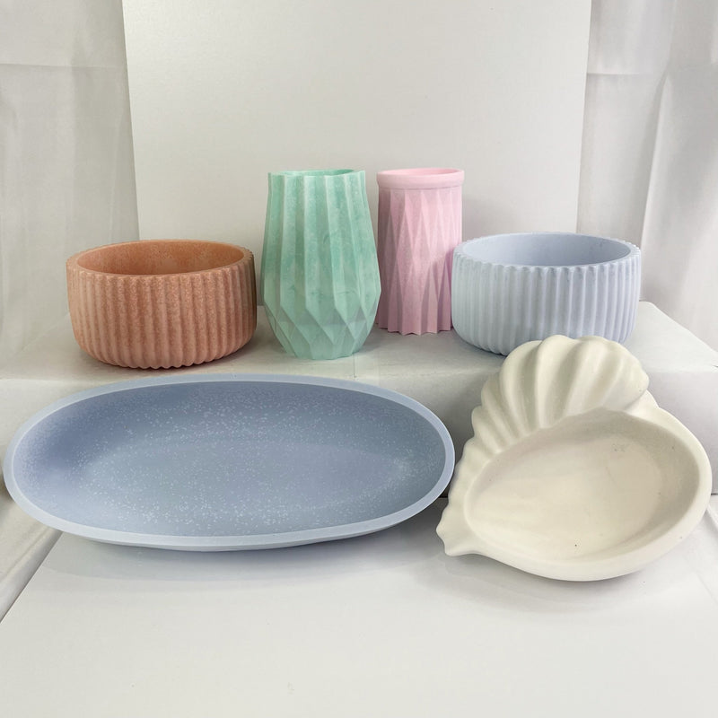 Silicone Mould - Stripe Storage Box Set L - Harry & Wilma