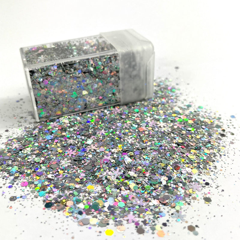 Snow Glitter Silver - Harry & Wilma