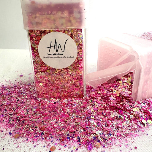 Starry Sky Glitter - Pink 42g - Harry & Wilma