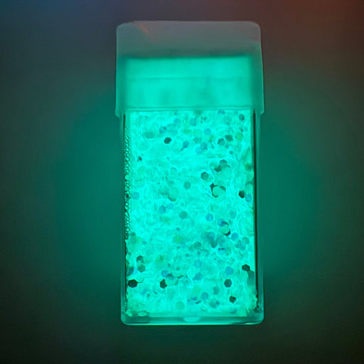 Super Glow Glitter - Blue green 42g - Harry & Wilma