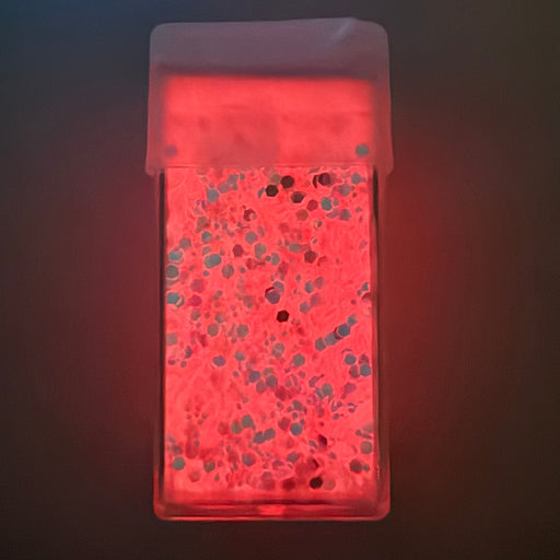 Super Glow Glitter - Pink Red 42g - Harry & Wilma
