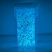 Super Glow Glitter - White Blue 42g - Harry & Wilma