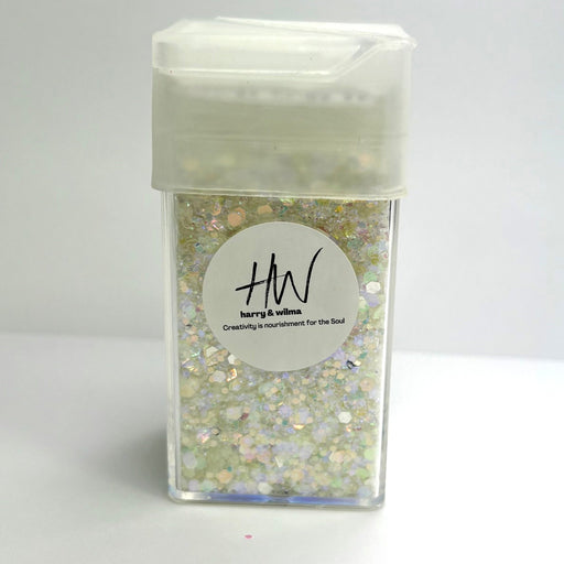 Super Glow Glitter - White TQ 42g - Harry & Wilma