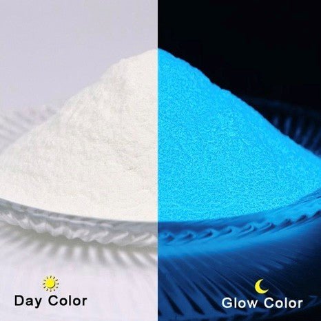 Super Glow In The Dark Powder BULK 500g - Blue - Harry & Wilma
