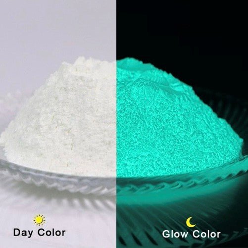 Super Glow In The Dark Powder BULK 500g - Blue/Green - Harry & Wilma
