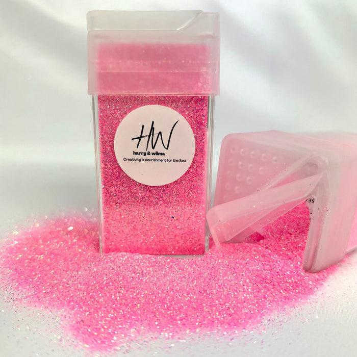 Super Sweet fine glitter - Neon Pink 42g - Harry & Wilma