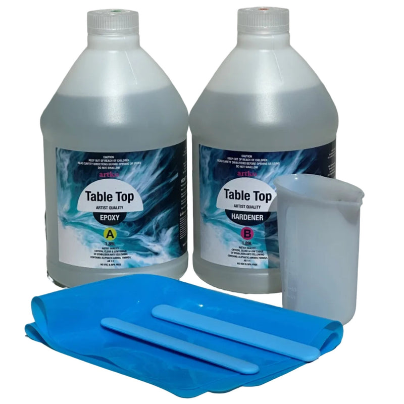 Table Top Resin 3.78Ltr with extras - Harry & Wilma