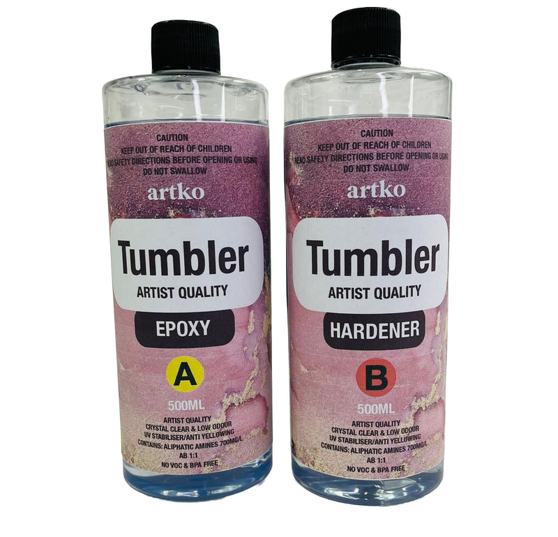 Tumbler Resin 1 litre kit - Harry & Wilma