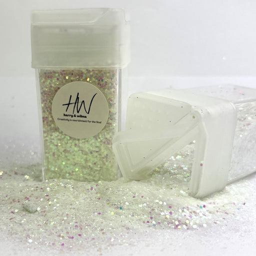 UV glitter - white - bluish 42g - Harry & Wilma