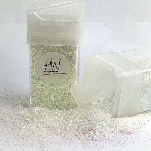 UV glitter - white - purple 42g - Harry & Wilma