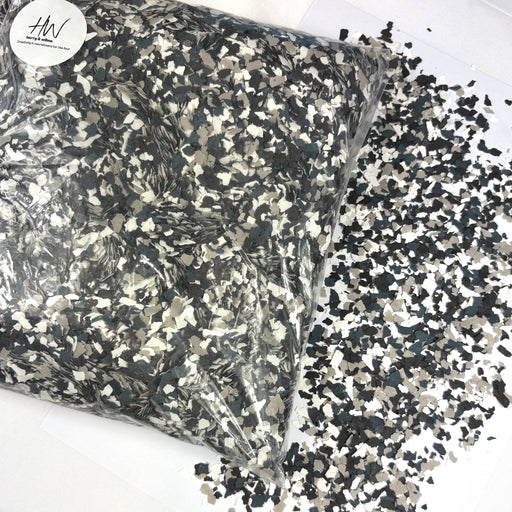 Vinyl Flakes 1kg - Midnight - Harry & Wilma