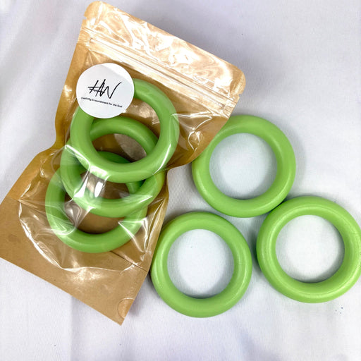 Wooden Rings 73mm 3pcs - Mint - Harry & Wilma