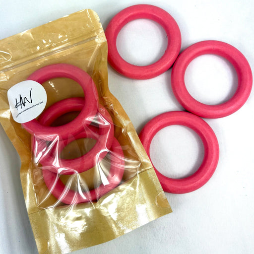 Wooden Rings 73mm 3pcs - Princess Pink - Harry & Wilma