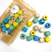 Wooden Summer Mix Geometric Beads with Large Hole