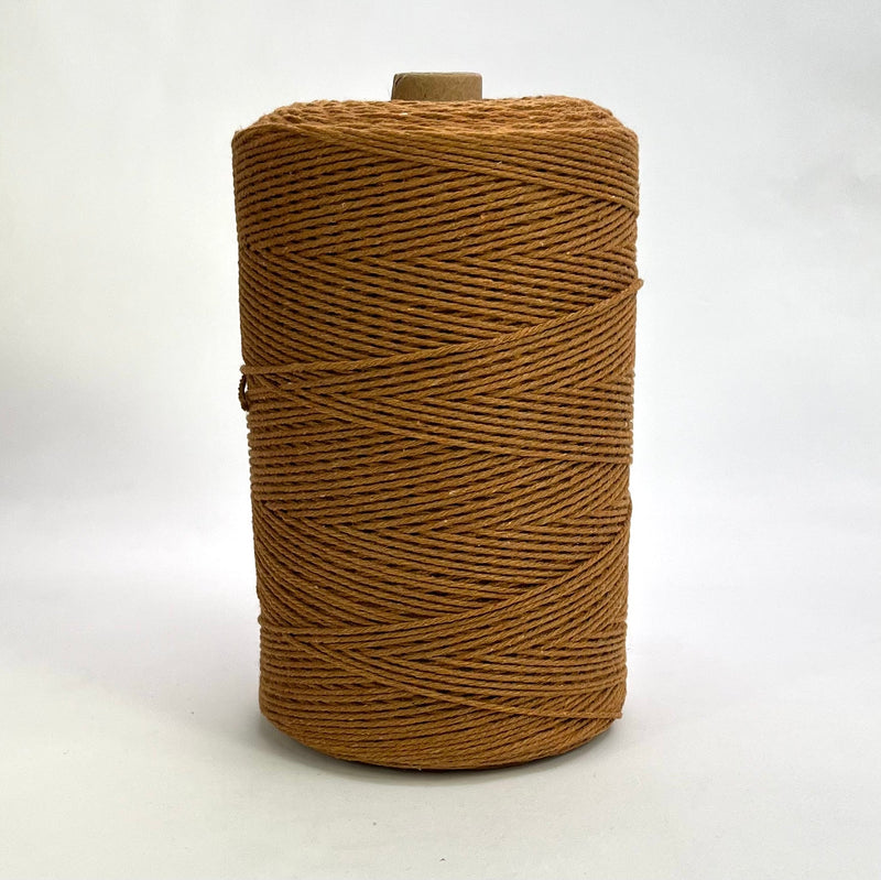 1mm Macrame Cord 500gram - Brown - Harry & Wilma