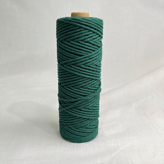 2mm 200mtr Macrame Cord - Forest Green - Harry & Wilma