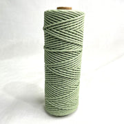 2mm 200mtr Macrame Cord - Soft Green - Harry & Wilma