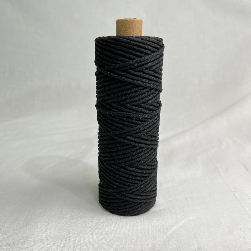 2mm 200mtr roll Macrame Cord - Black - Harry & Wilma