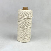 2mm 200mtr Roll Macrame Cotton Cord - Natural - Harry & Wilma