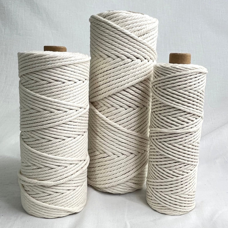 2mm, 3mm & 4mm Natural Macrame Bundle - Harry & Wilma