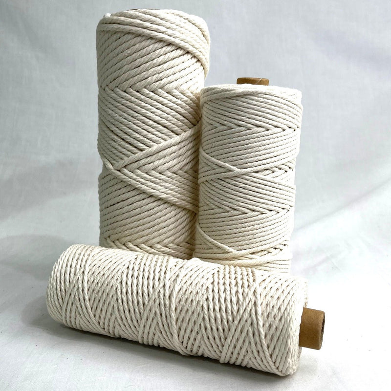 2mm, 3mm & 4mm Natural Macrame Bundle - Harry & Wilma