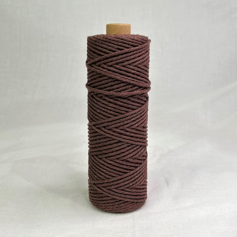 2mm Macrame Cord 200mtr roll - Chocolate - Harry & Wilma