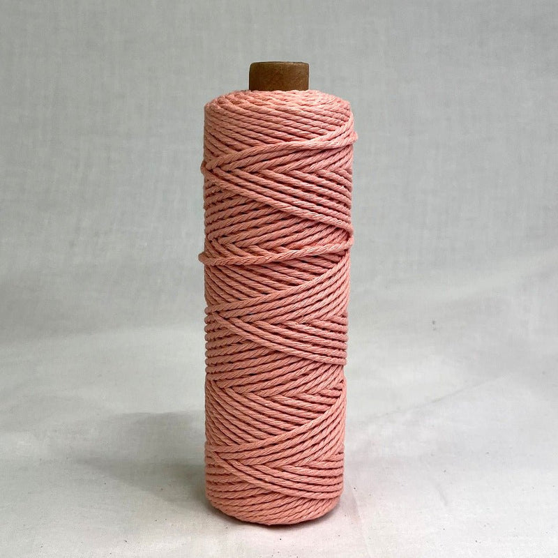 2mm Macrame Cord 200mtr roll - Peach - Harry & Wilma