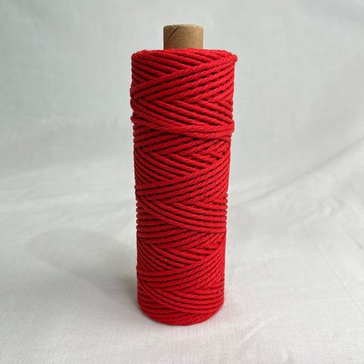 2mm Macrame Rope 200mtr roll - Red
