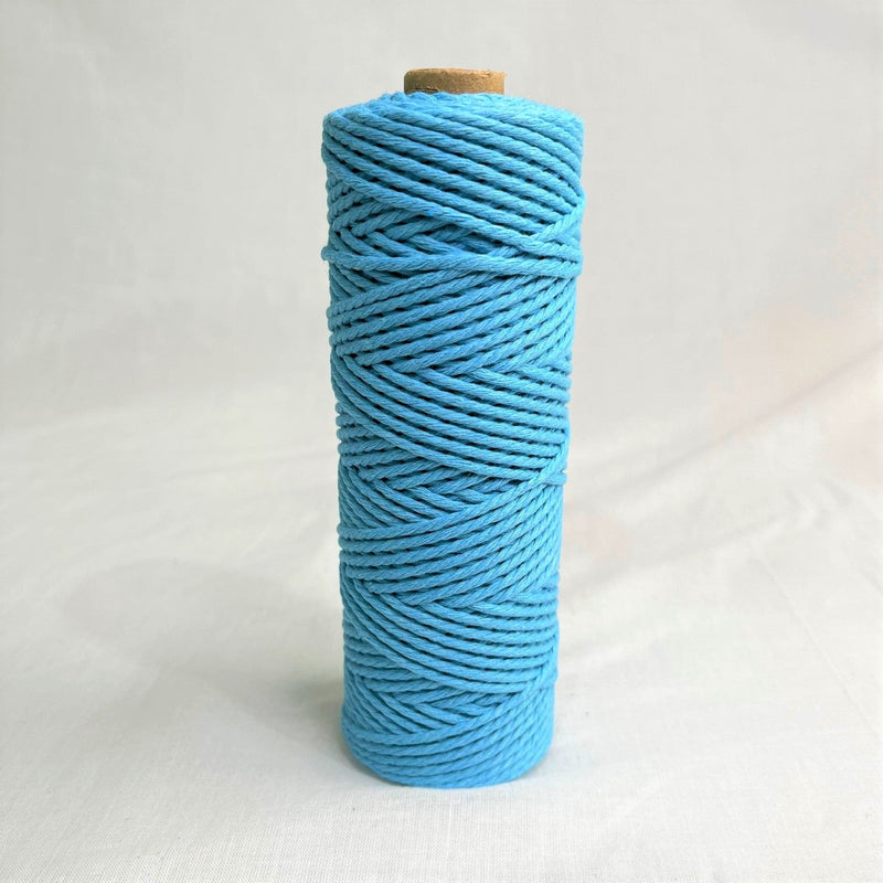 2mm Macrame Cord 200mtr roll - Turquoise - Harry & Wilma