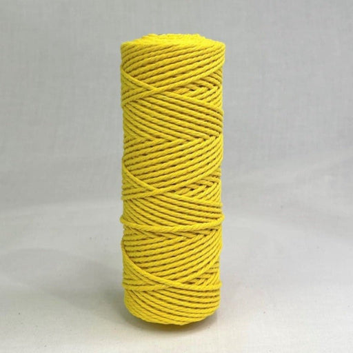 2mm Macrame Rope 200mtr roll - Yellow