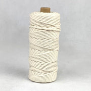 3mm Macrame 100% Cotton SINGLE Strand 100mtr Roll - Harry & Wilma