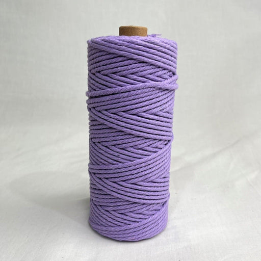 3mm Macrame Cotton Rope 100mtr roll - Lavender
