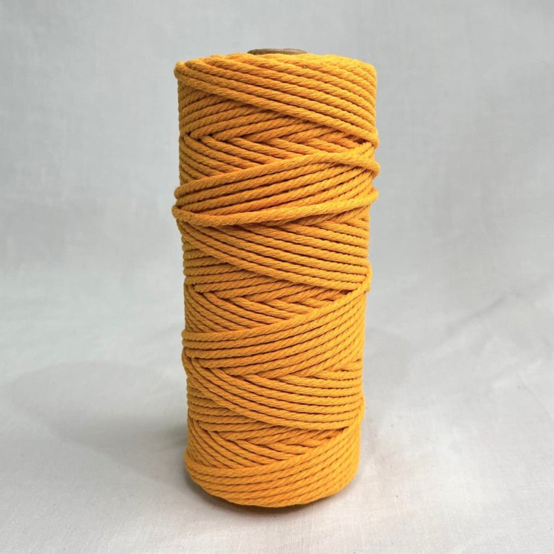 3mm Macrame Cotton Cord Burnt Orange 100mtr roll - Harry & Wilma
