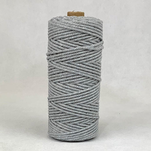 3mm Macrame Cotton Rope Light Grey 100mtr roll