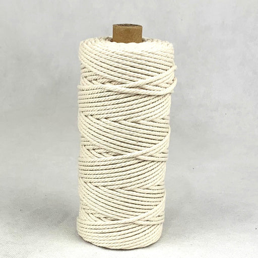 3mm Macrame Natural Cotton Cord 100mtr Roll
