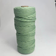 3mm Macrame Soft Green SINGLE Strand 100mtr Roll - Harry & Wilma