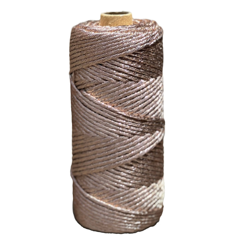 3mm Metallic Rose Gold cord - 100mtr - Harry & Wilma