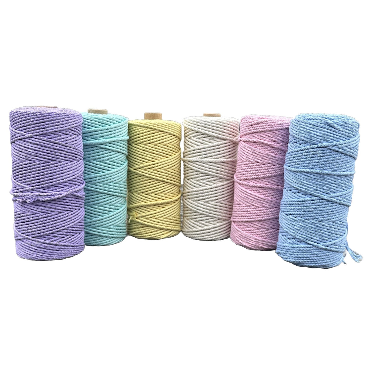 3mm Perfectly Pastel Macrame Bundle 6 Rolls — Harry & Wilma