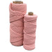 4mm Braided Macrame Cord 50mtr - Peach