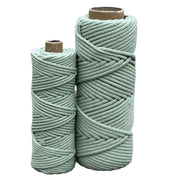 4mm Braided Macrame Cord 50mtr - Soft Green - Harry & Wilma