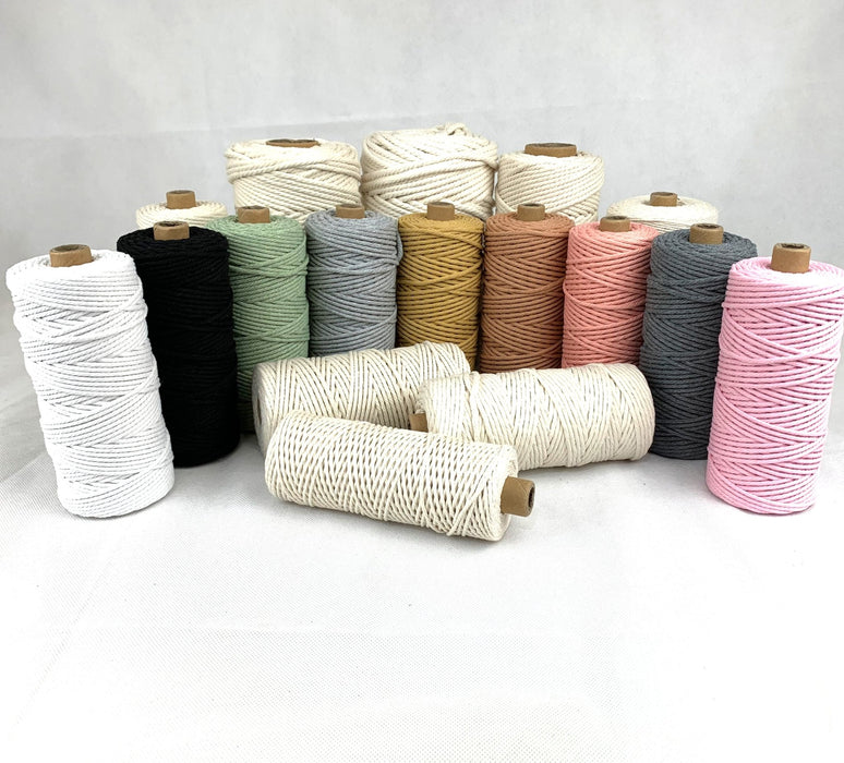 4mm Macrame 50mtr Roll - Natural — Harry & Wilma