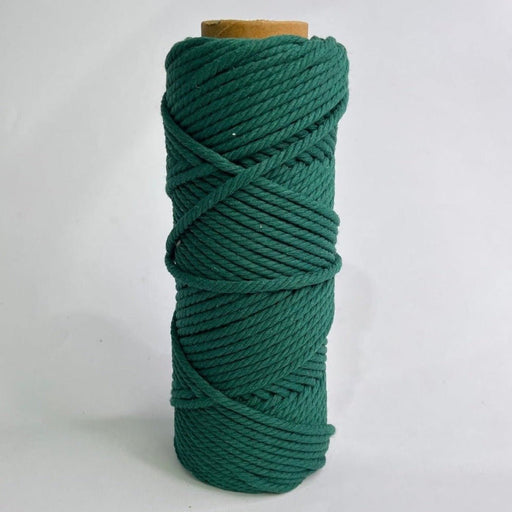 4mm Macrame Cord 50mtr roll - Forest Green - Harry & Wilma