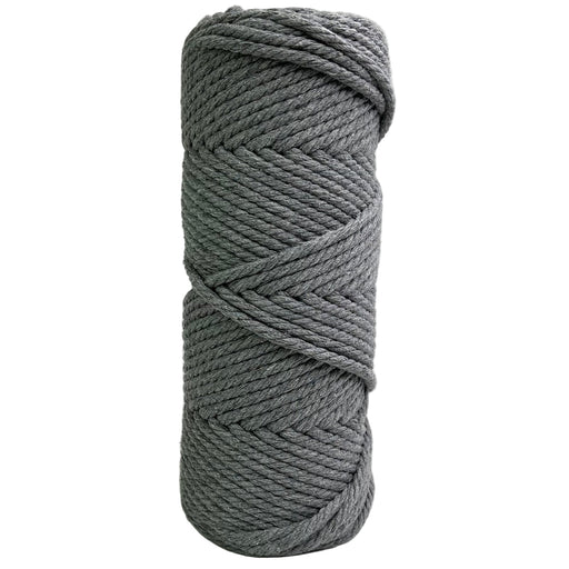 4mm Macrame Cord 50mtr roll - Grey - Harry & Wilma