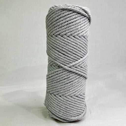 4mm Macrame Cord 50mtr roll - Light Grey - Harry & Wilma
