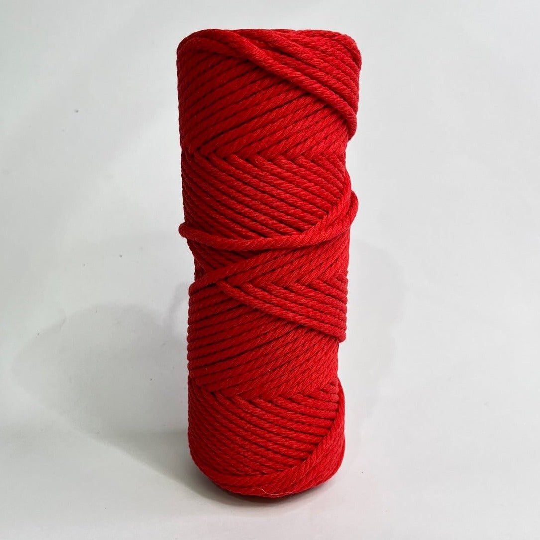 4mm Macrame Rope - Red — Harry & Wilma