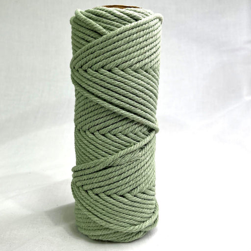 4mm Macrame Cord 50mtr roll - Soft Green - Harry & Wilma