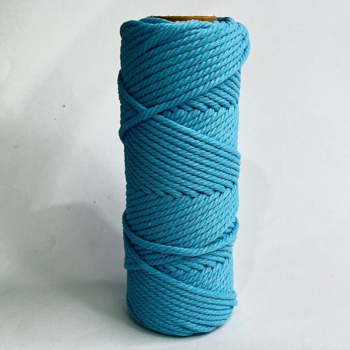 4mm Macrame Cord 50mtr roll - Turquoise - Harry & Wilma